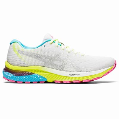 Asics Gel-Cumulus 22 Lite-Show - Naisten Juoksukengät - Valkoinen/Hopea